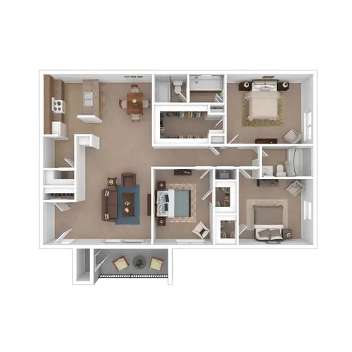 Summer Creek Apartments FloorPlan 6