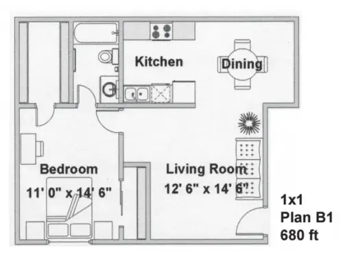 SunBlossom Cottages FloorPlan 2