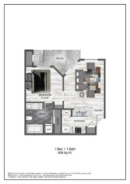 Tenison at White Rock Dallas floor plan 1