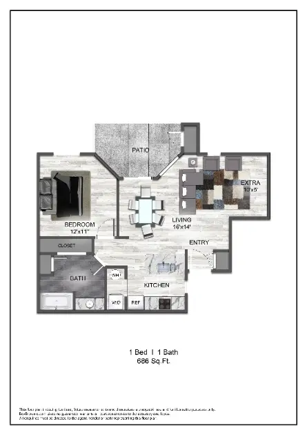 Tenison at White Rock Dallas floor plan 3