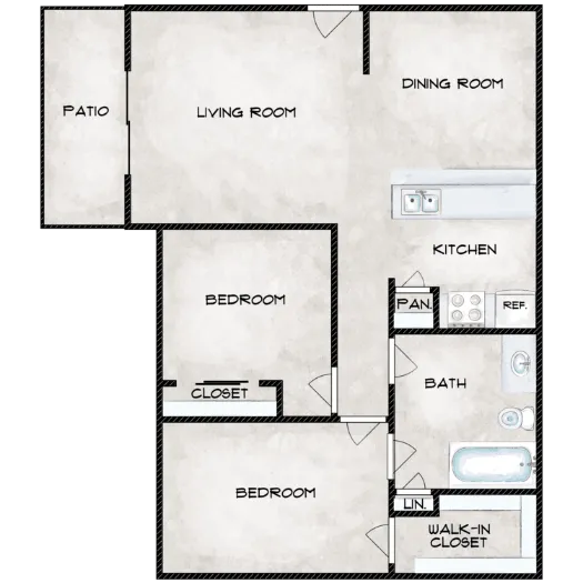 Terracita Apartments South Houston Floor plan 4