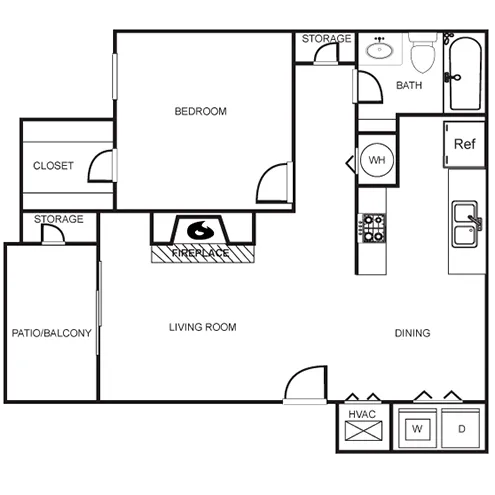 Tesoro at 12 Dallas Floorplan 1