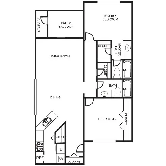 Tesoro at 12 Dallas Floorplan 2