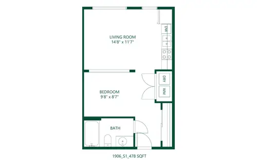 The 1906 at Bishop Ridge FloorPlan 001