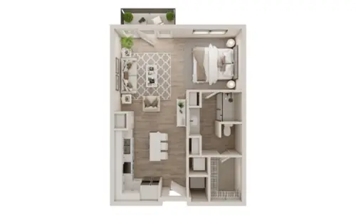 The Adelphi Apartments FloorPlan 1