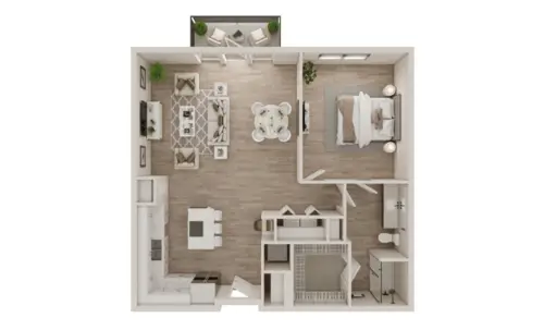 The Adelphi Apartments FloorPlan 5