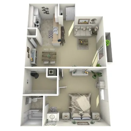 The Alcove Apartment Homes Houston Floor Plan 2