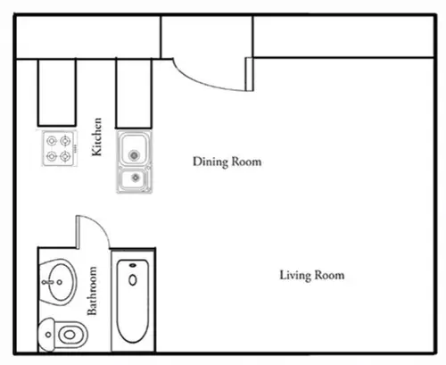 The Arawak Apartments FloorPlan 1