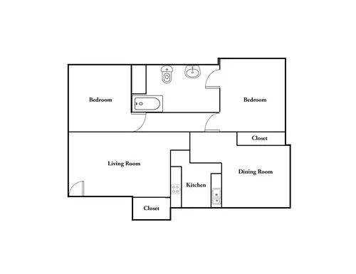 The Arawak Apartments FloorPlan 4