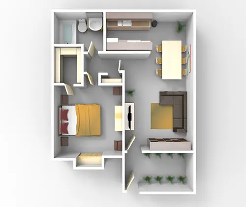 The Arbors On Westheimer FloorPlan 3