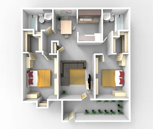 The Arbors On Westheimer FloorPlan 4