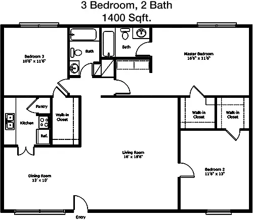 The Atrium at 5606 Houston FloorPlan 4