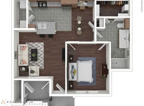 The Beldon Friendswood Houston Apartment Floor plan 1