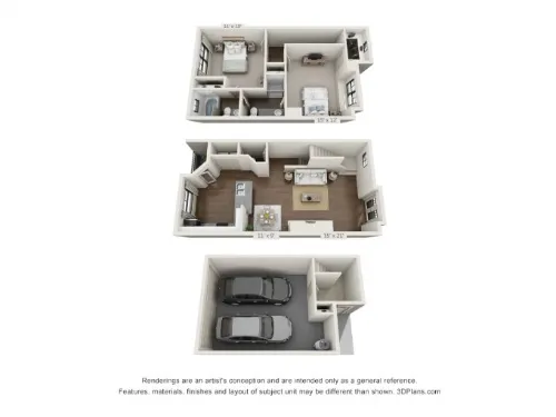 The Brownstones Townhomes Dallas floorplan 5