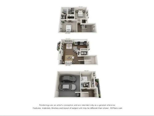 The Brownstones Townhomes Dallas floorplan 6