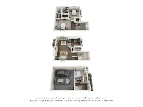 The Brownstones Townhomes Dallas floorplan 7