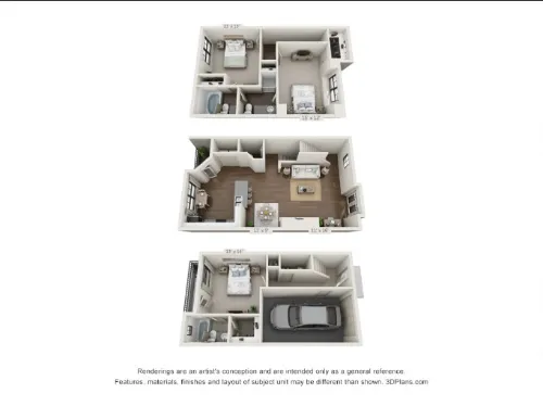 The Brownstones Townhomes Dallas floorplan 8