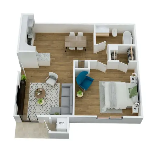 The Burke Apartments FloorPlan 2