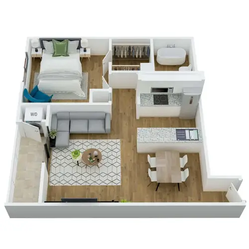 The Burke Apartments FloorPlan 3