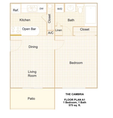 The Cambria Apartments floor plan 1