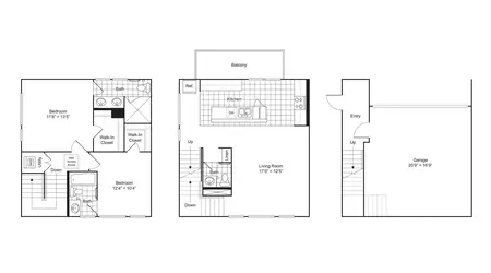 The Collection One Cabell Park Dallas FloorPlan 2