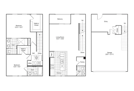 The Collection One Cabell Park Dallas FloorPlan 7