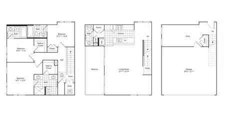 The Collection One Cabell Park Dallas FloorPlan 8