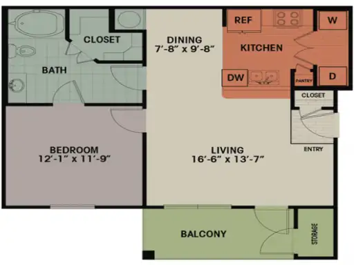 The Columns at Shadow Creek Ranch Floorplan 1