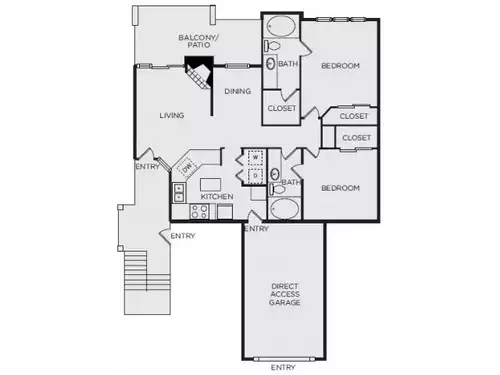 The Courts of Bent Tree Floorplan 2