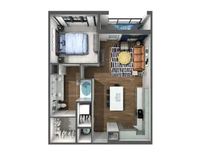 The Crosby Dallas Floorplan 5