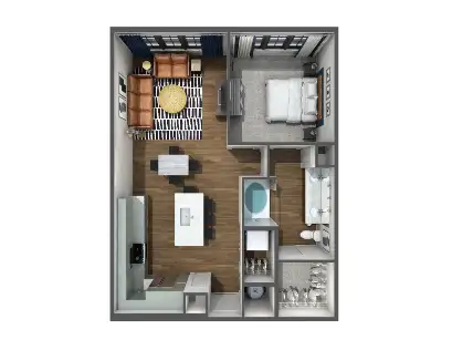 The Crosby Dallas Floorplan 6