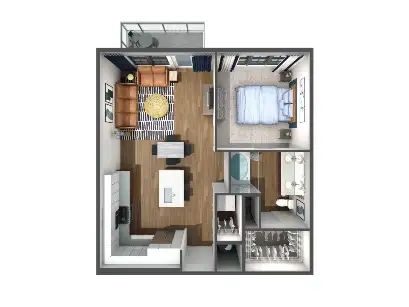 The Crosby Dallas Floorplan 7