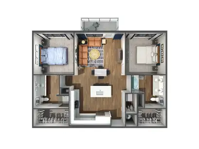 The Crosby Dallas Floorplan 9