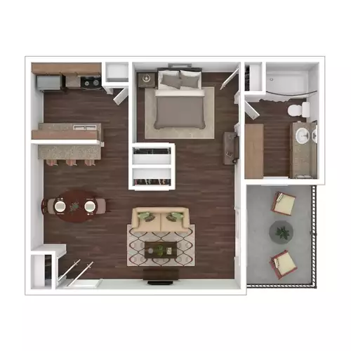 The District at Midtown Floorplan 1