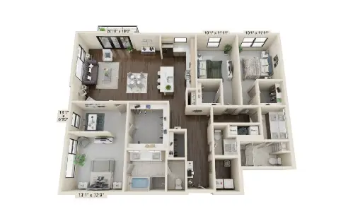 The Drake at White Rock floor plan 1