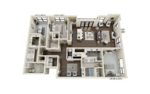 The Drake at White Rock floor plan 4