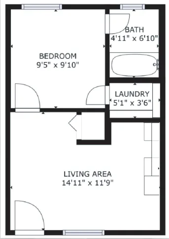 The Eastern Apartments Floorplan 6