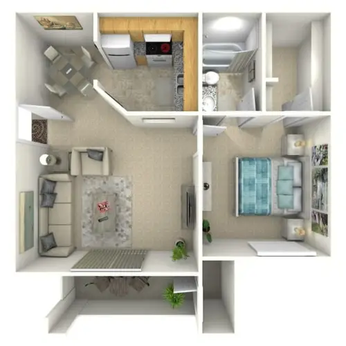 The Elise Apartments FloorPlan 002