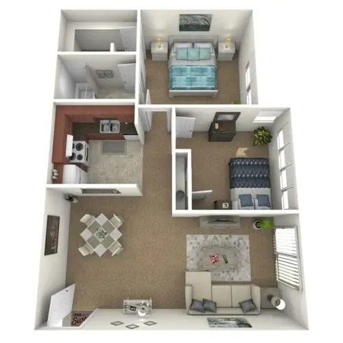 The Elise Apartments FloorPlan 008