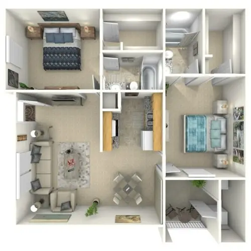 The Elise Apartments FloorPlan 012