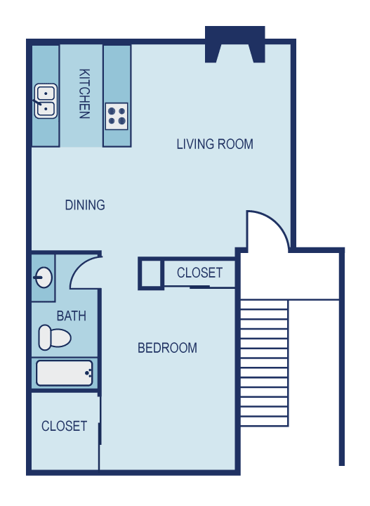 The Entro at Midtown Dallas Apartment Floor Plan 1