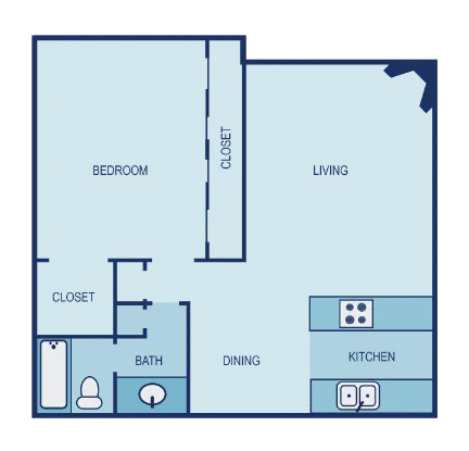 The Entro at Midtown Dallas Apartment Floor Plan 3