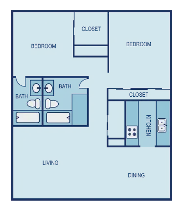 The Entro at Midtown Dallas Apartment Floor Plan 7