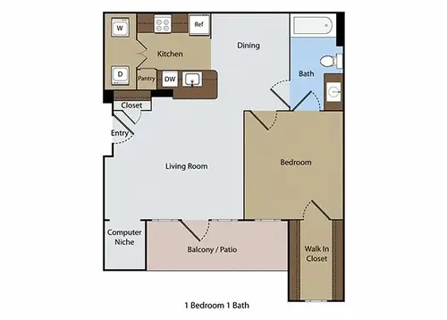 The Fountains at Almeda FloorPlan 2