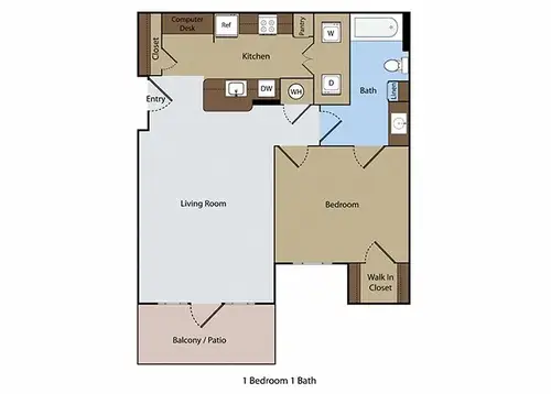 The Fountains at Almeda FloorPlan 3