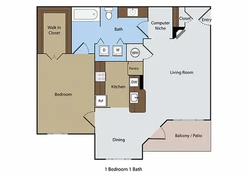 The Fountains at Almeda FloorPlan 4