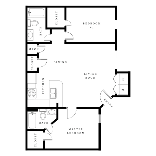 The Gateway at Lake Jackson FloorPlan 2