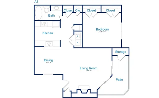 The Georgian Dallas Floorplan 2