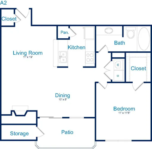 The Georgian Dallas Floorplan 3