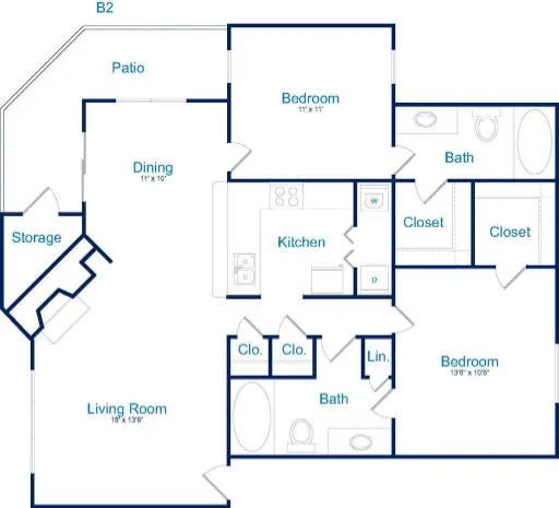 The Georgian Dallas Floorplan 5